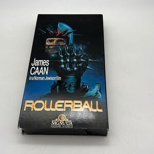 Rollerball (VHS, 1988) James Caan MGM Rare‎ Action Sport Sci-Fi